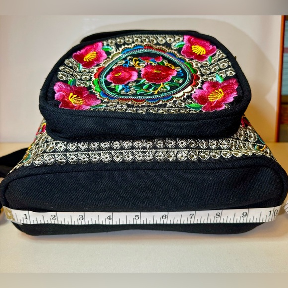 Unique Flowery Backpack - one of a kind - Picture 11 of 15